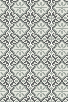 Blackout roller blind Moroccan tile