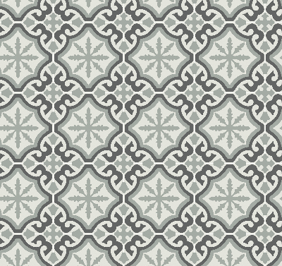 Blackout roller blind Moroccan tile