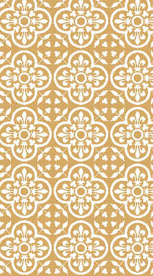 Fabric roller blind for window Portuguese folk pattern tile
