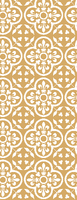Fabric roller blind for window Portuguese folk pattern tile