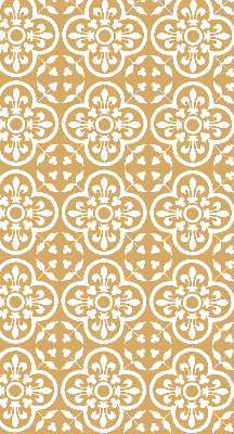 Fabric roller blind for window Portuguese folk pattern tile