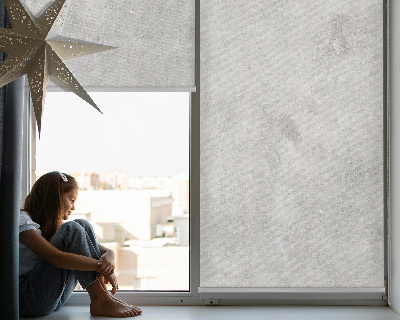 Fabric roller blind for window Smoke
