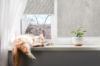 Fabric roller blind for window Smoke