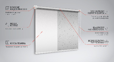 Blackout roller blind Spots