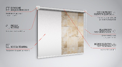Blackout roller blind for window Tiles