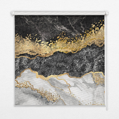 Blackout roller blind for window Marble
