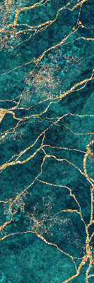 Blackout roller blind Green marble