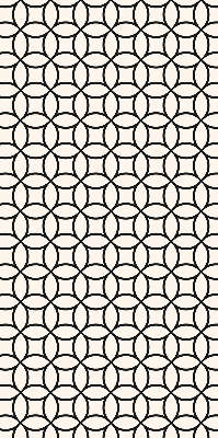Blackout roller window blind interlacing design