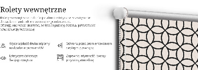 Blackout roller blind for window Interlacing