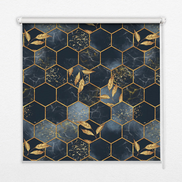 Fabric roller blind for window honeycomb design