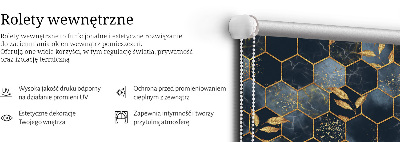 Fabric roller blind for window honeycomb design