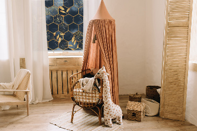 Fabric roller blind for window honeycomb design