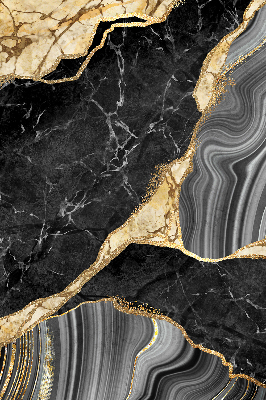 Blackout roller blind Black marble