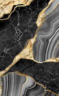 Blackout roller blind Black marble