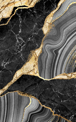 Blackout roller blind Black marble