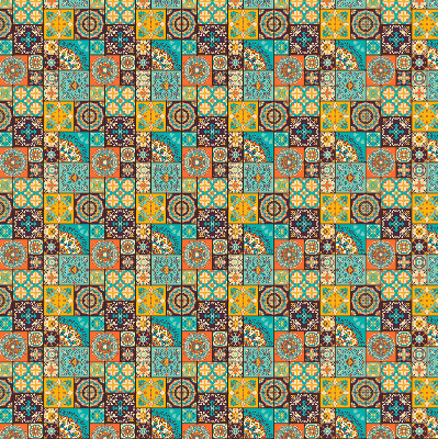 Blackout roller blind Colorful mandala