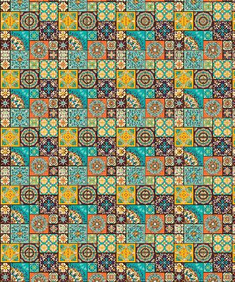 Blackout roller blind Colorful mandala