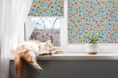Fabric roller blind for window Shapes