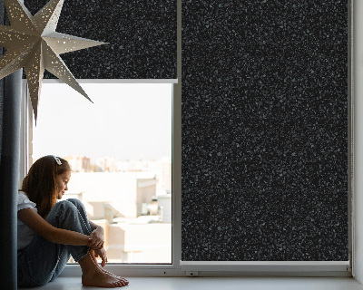 Blackout roller blind Elements on a black background