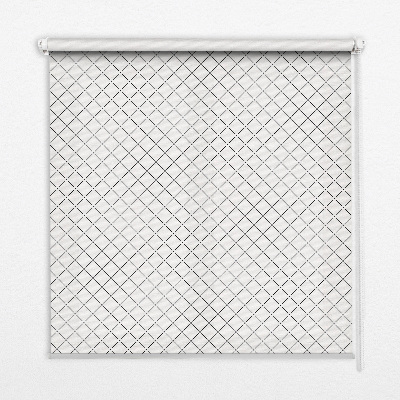 Blackout roller blind for window Rhombuses