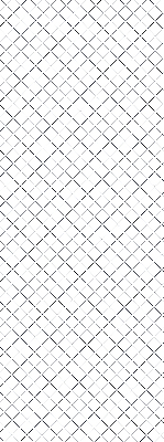 Blackout roller blind for window with rhombuses pattern