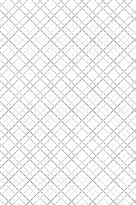Blackout roller blind for window with rhombuses pattern