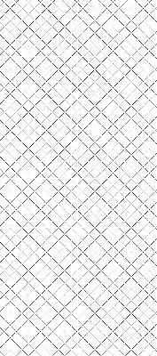 Blackout roller blind for window with rhombuses pattern