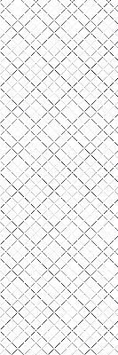 Blackout roller blind for window with rhombuses pattern