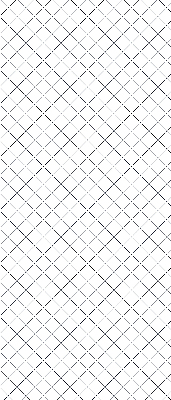 Blackout roller blind for window with rhombuses pattern