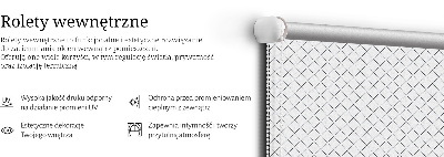 Blackout roller blind for window Rhombuses