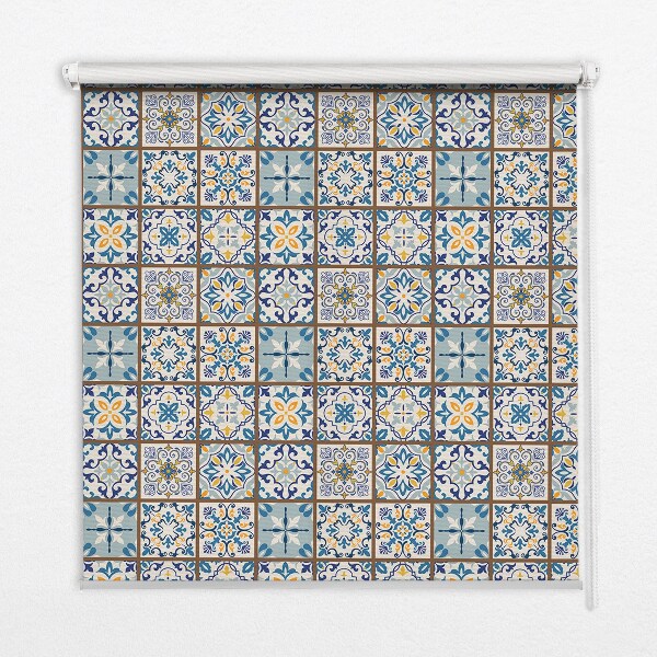 Fabric roller blind for window Mandala