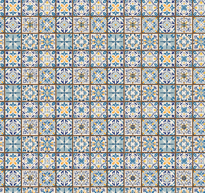 Fabric roller blind for window Mandala
