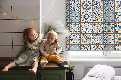Fabric roller blind for window Mandala