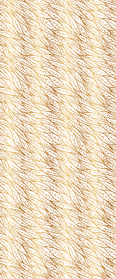 Fabric roller blind for window Golden leaves
