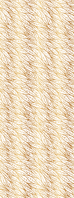 Fabric roller blind for window Golden leaves