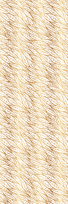 Fabric roller blind for window Golden leaves