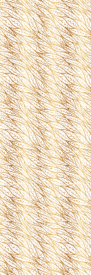 Fabric roller blind for window Golden leaves