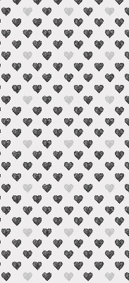 Blackout roller blind Dark Hearts