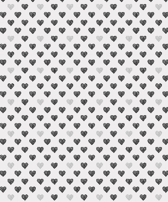 Blackout roller blind Dark Hearts