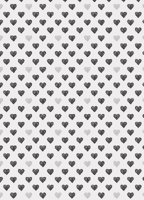 Blackout roller blind Dark Hearts