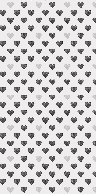 Blackout roller blind Dark Hearts