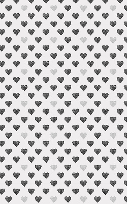 Blackout roller blind Dark Hearts