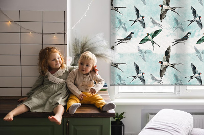 Blackout roller blind Swallows