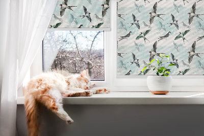Blackout roller blind Swallows