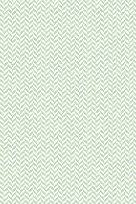 Fabric roller blind for window Green herringbone