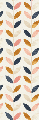 Blackout roller blind for window Leaves
