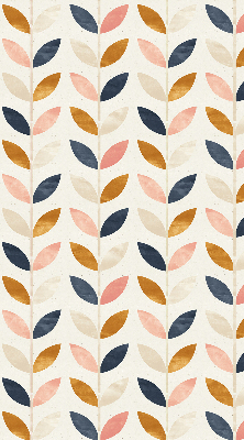Blackout roller blind for window Leaves
