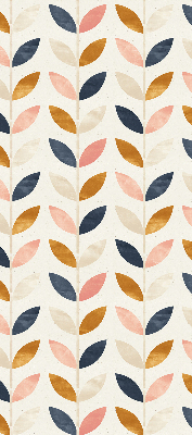 Blackout roller blind for window Leaves