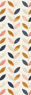 Blackout roller blind for window Leaves