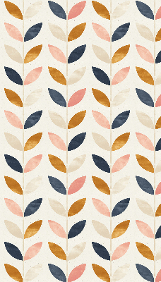 Blackout roller blind for window Leaves